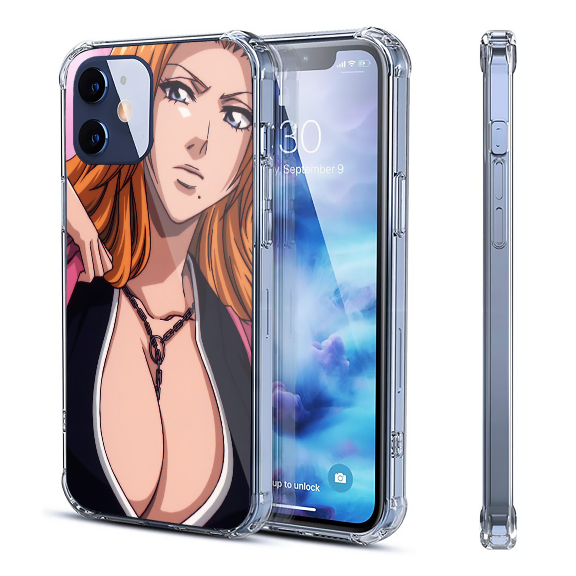 （画像用） ブリーチ BLEACH 【iPhone 12シリーズ対応】透明スマホケース（クリアソフトケース）